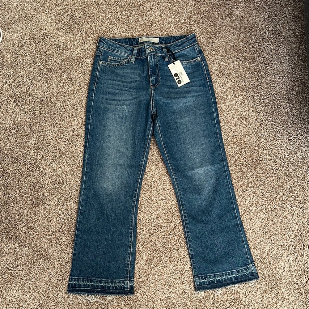 Top shop moto free cropped kick flare Jeans